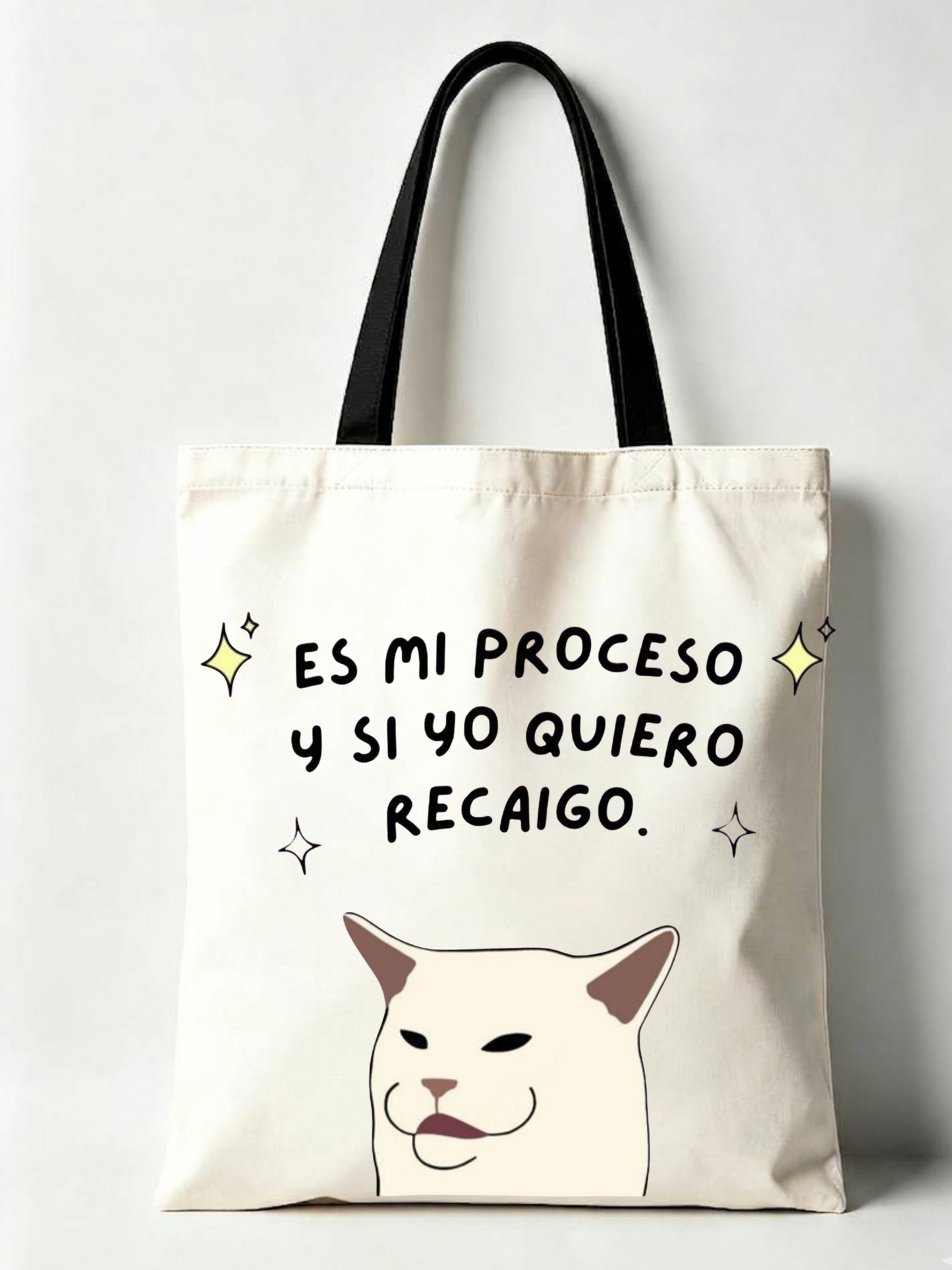 TOTEBAGS COLECCIÓN "DISOCIANDO" MALA MAÑA-Es mi proceso, y si yo quiero recaigo